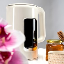 Bollitore Elettrico in acciaio 1,7L Selezione Della Temperatura Regolabile 2200W