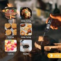 Termometro digitale da cucina sonda alimenti caldi e freddi barbecue display LCD