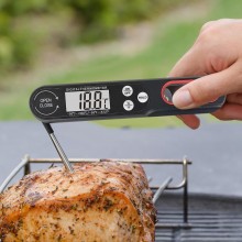 Termometro digitale da cucina sonda alimenti caldi e freddi barbecue display LCD