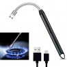 HOOMEI Accendino A Candela Elettrico USB Ricaricabile Accendigas Ba...