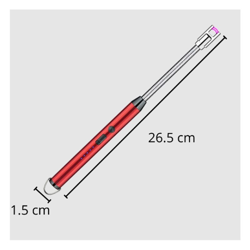 HOOMEI Accendino A Candela Elettrico USB Ricaricabile Accendigas Ba...