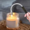HOOMEI Accendino A Candela Elettrico USB Ricaricabile Accendigas Ba...