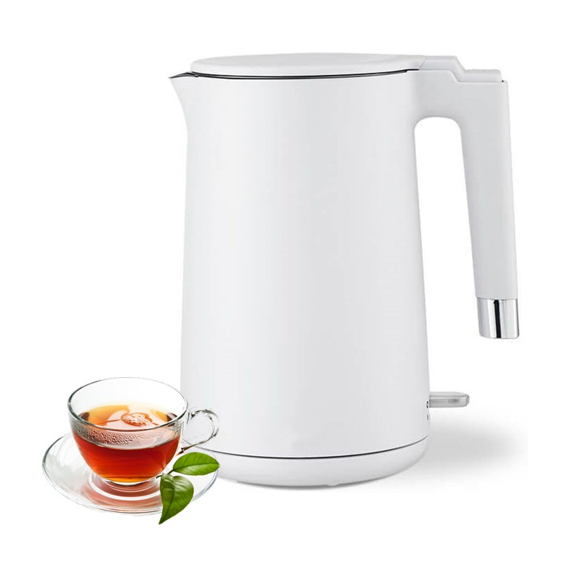 Bollitore Elettrico in acciaio Scalda Acqua per Bevande da 1.7L 1800w Tisane Thè