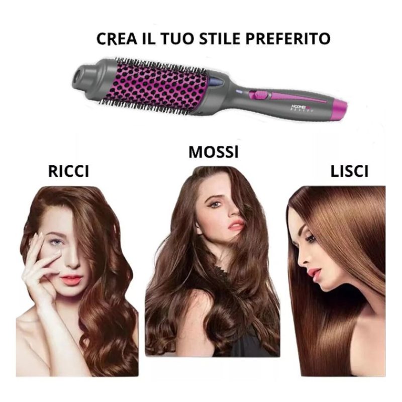 HOOMEI Spazzola Asciugacapelli Multifunzione Spazzola in ceramica p...
