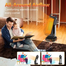 Termoventilatore in ceramica Oscillante stufa da 2000 Watt regolabile timer