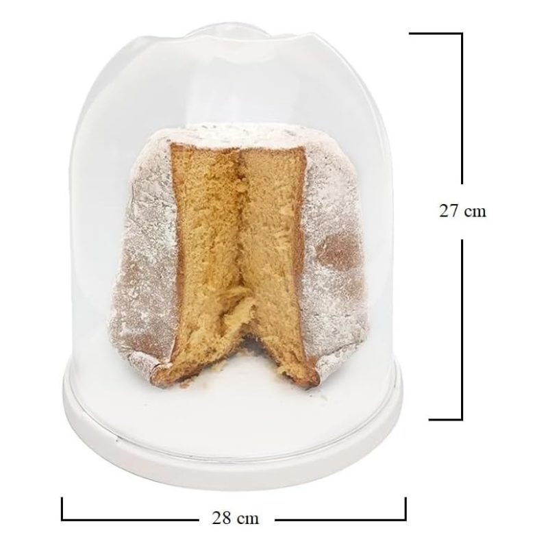 Due Esse Porta Panettone, Pandoro, Porta Dolci Rotondo, Campana Alt...