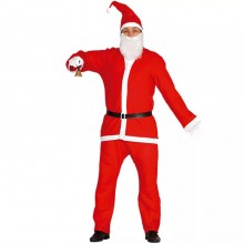 Cappello di Babbo Natale 12 pz per feste Travestimento accessorio natalizio