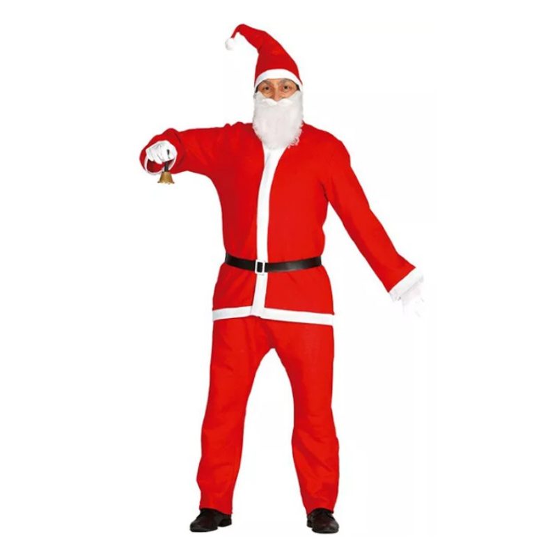 FGF Cappello di Babbo Natale 12 pz per feste Travestimento accessor...