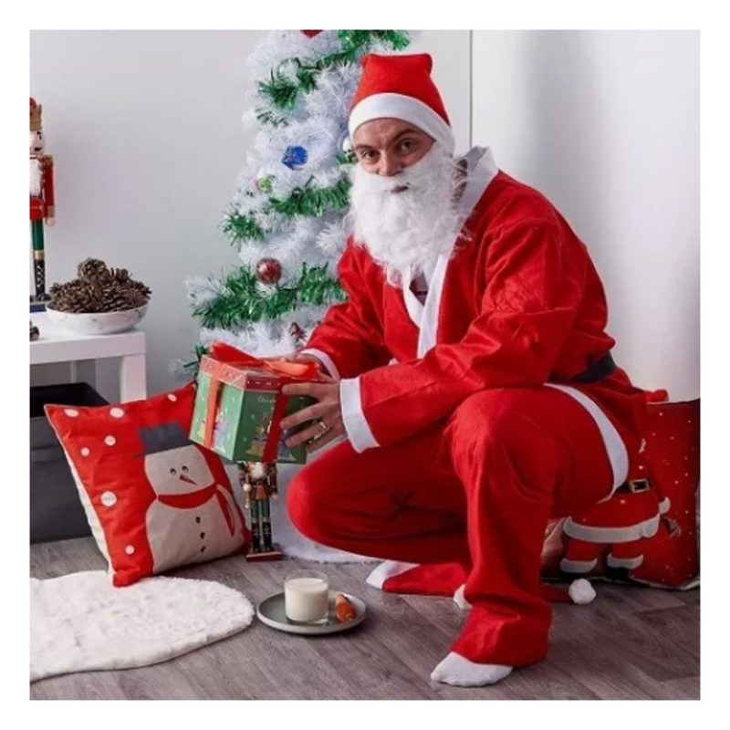 FGF Cappello di Babbo Natale 12 pz per feste Travestimento accessor...