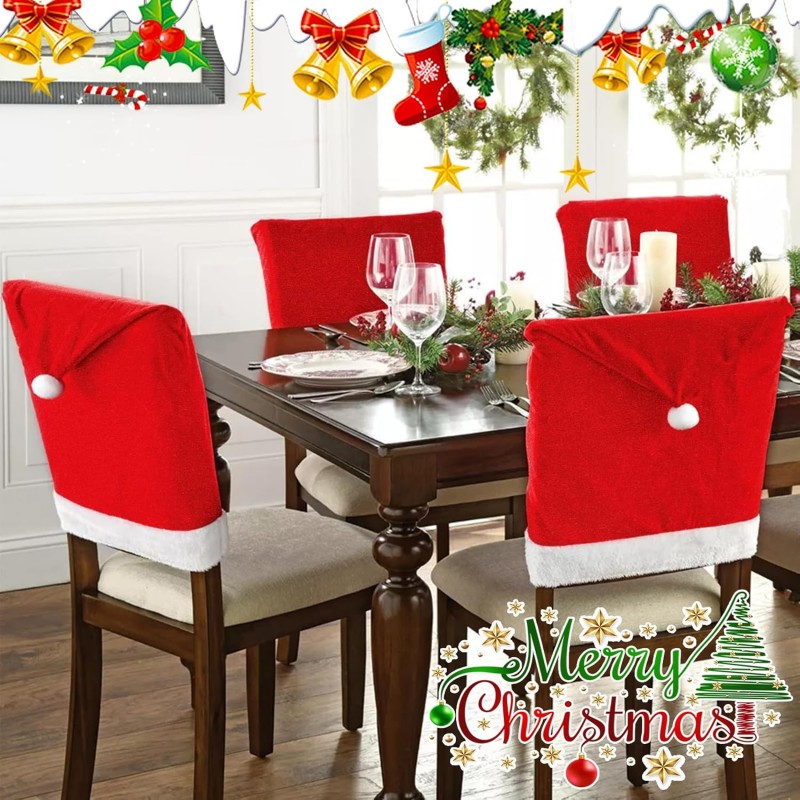FGF 6 Coprisedia natalizi cappello babbo natale decorazione nataliz...