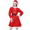 FGF Costume Mamma Natale carnevale vestito adulta Babbo natale donn...