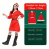 FGF Costume Mamma Natale carnevale vestito adulta Babbo natale donn...