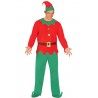 Guirca Costume da elfo tradizionale aiutante di Babbo Natale tg L 5...