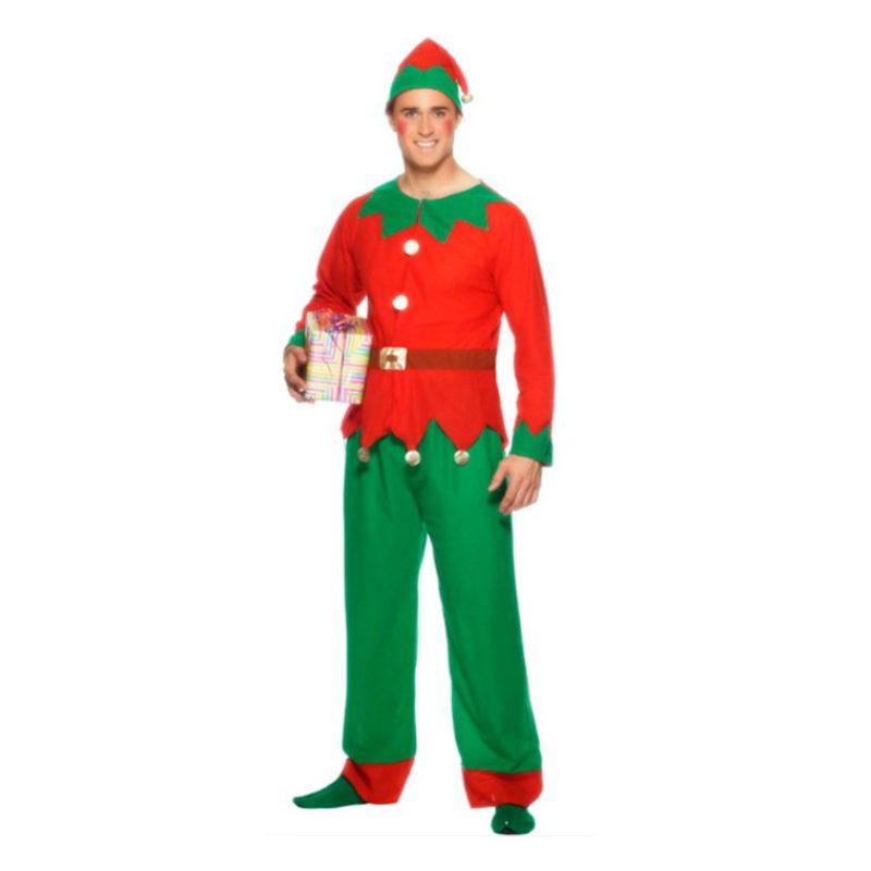 Guirca Cappello natale da elfo classico 3 PZ per donna uomo per nat...