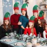 Guirca Cappello natale da elfo classico 3 PZ per donna uomo per nat...
