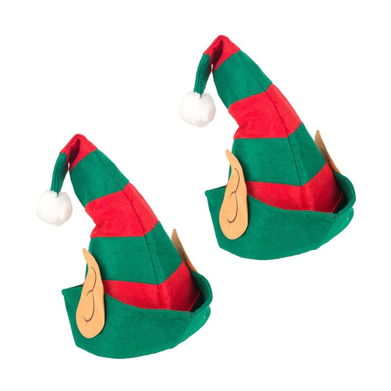 Cappello natale da elfo con orecchie 2 PZ per donna uomo per natale festa party