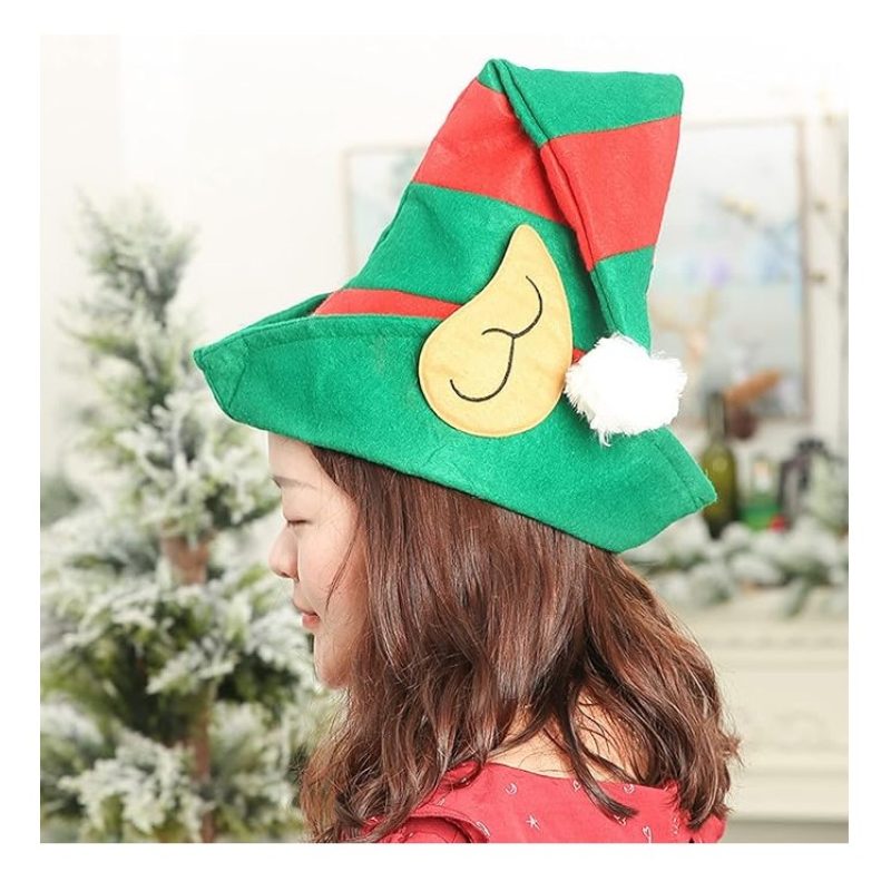 Hongu Cappello natale da elfo con orecchie 2 PZ per donna uomo per ...
