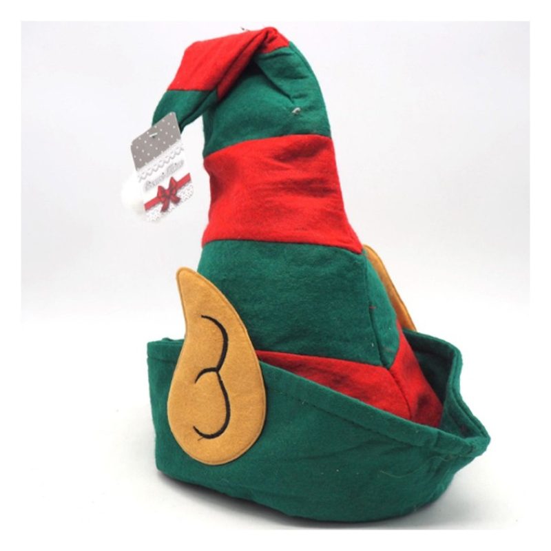 Hongu Cappello natale da elfo con orecchie 2 PZ per donna uomo per ...