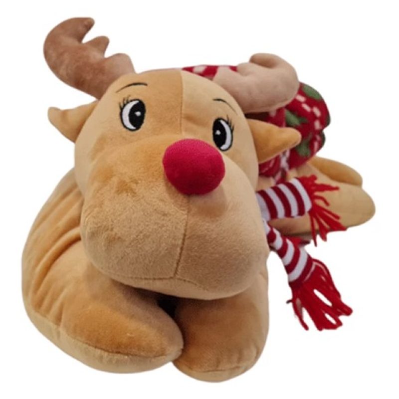 Hongu Set peluche e coperta natalizio per natale idea regalo cuscin...