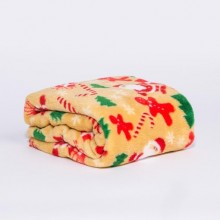 Set peluche e coperta natalizio per natale idea regalo cuscino copertina 90x75cm