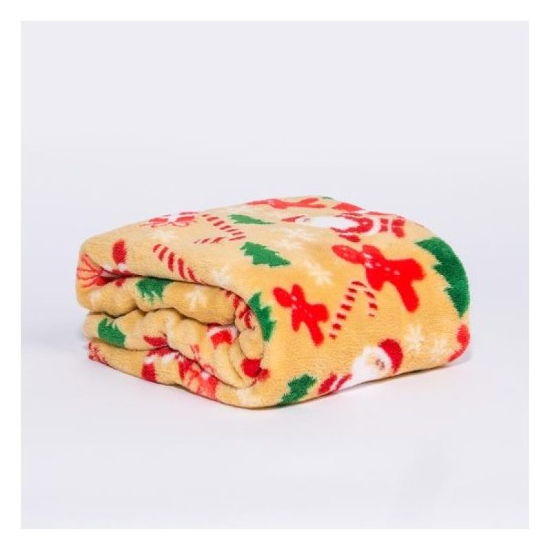 Hongu Set peluche e coperta natalizio per natale idea regalo cuscin...