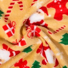 Set peluche e coperta natalizio per natale idea regalo cuscino copertina 90x75cm