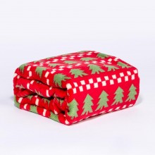 Set peluche e coperta 90x75cm natalizio per natale idea regalo cuscino copertina