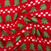 Set peluche e coperta 90x75cm natalizio per natale idea regalo cuscino copertina