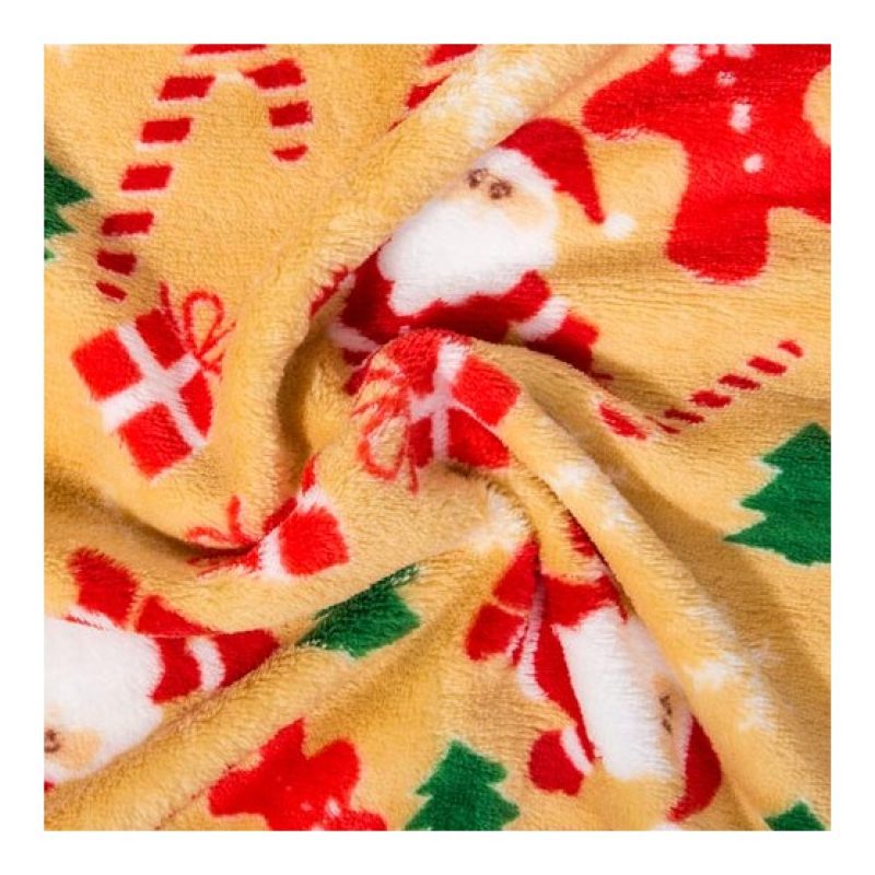 Hongu Set peluche e coperta 90x75cm natalizio per natale idea regal...