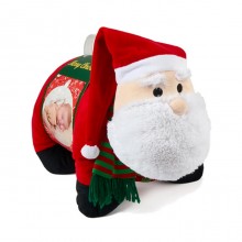 Set peluche e coperta 90x75cm natalizio per natale idea regalo cuscino copertina