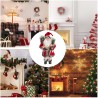 Hongu Babbo Natale 40cm Addobbo decorativo Decorazione Festa Natali...