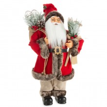 Babbo Natale 40cm Addobbo decorativo Decorazione Festa Natalizia standing