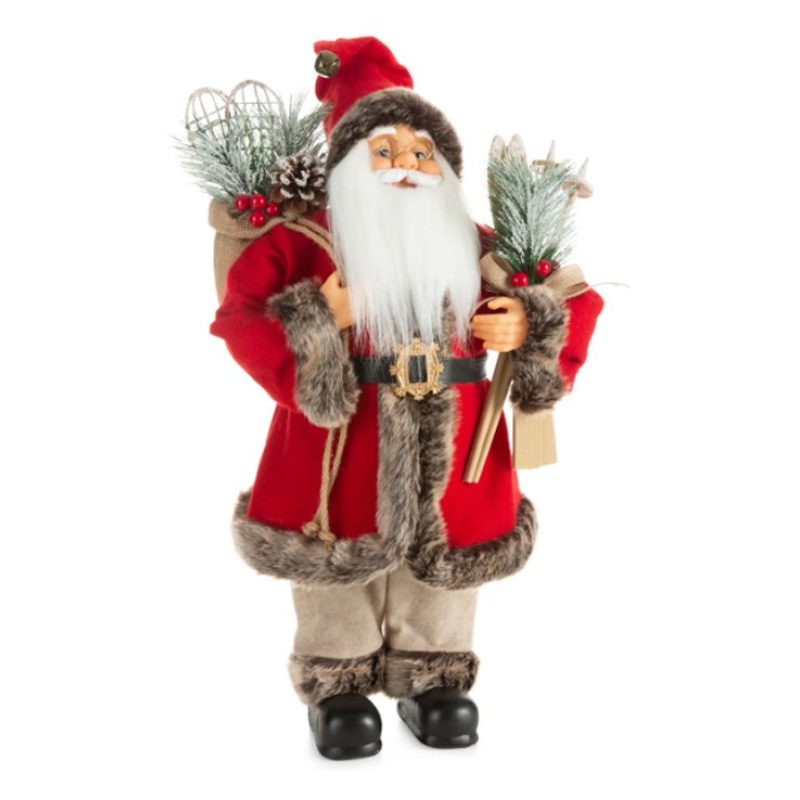 Hongu Babbo Natale 40cm Addobbo decorativo Decorazione Festa Natali...