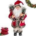Babbo Natale 40cm Addobbo decorativo Decorazione Festa Natalizia standing