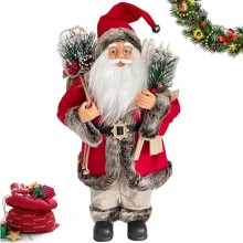 Babbo Natale 40cm Addobbo decorativo Decorazione Festa Natalizia standing