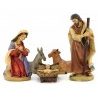 Due Esse Set 5 Pezzi Natività Presepe In Resina Sacra famiglia 11 c...
