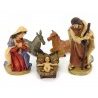 Due Esse Set 5 Pezzi Natività Presepe In Resina Sacra famiglia 11 c...