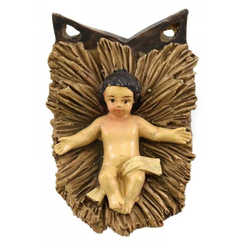 Due Esse Set 5 Pezzi Natività Presepe In Resina Sacra famiglia 9 cm...