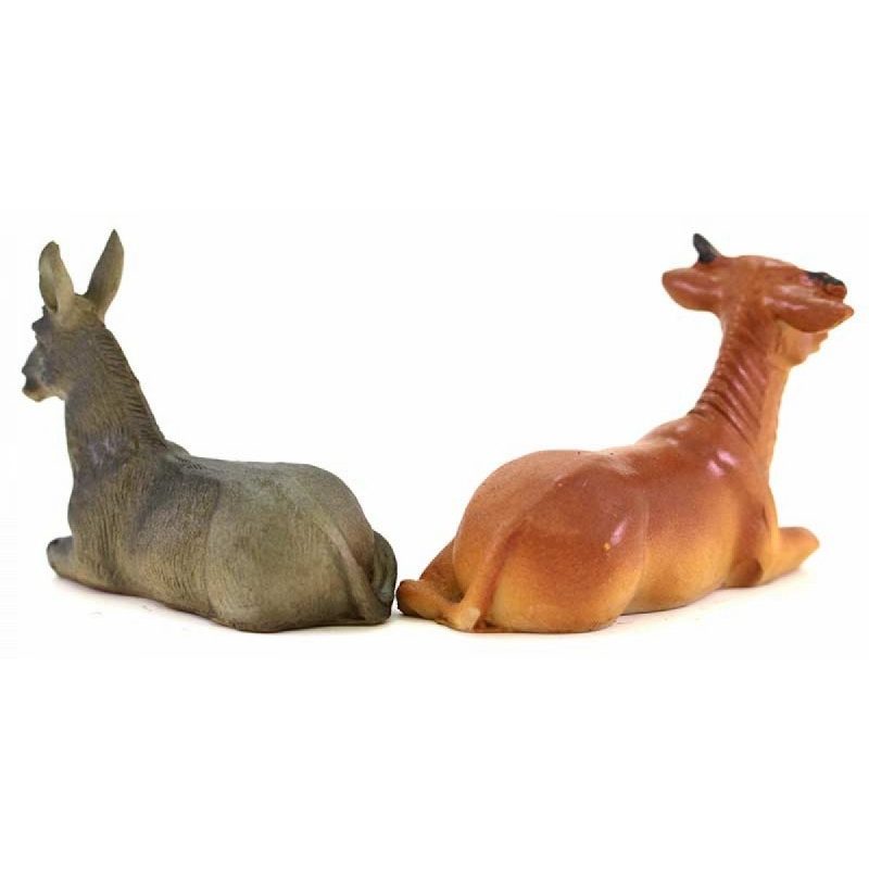 Due Esse Set 5 Pezzi Natività Presepe In Resina Sacra famiglia 9 cm...