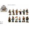 Due Esse Set 12 Pezzi Pastori Presepe In Resina Assortiti 12 cm Dec...
