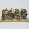 Due Esse Set 12 Pezzi Pastori Presepe In Resina Assortiti 12 cm Dec...