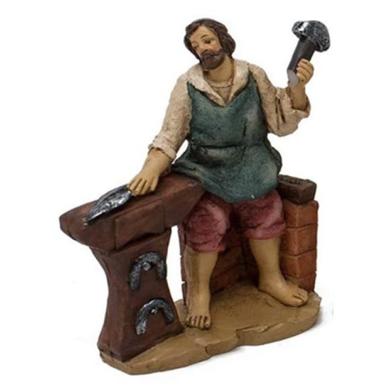 Due Esse Set 6 Pezzi Pastori Mestieri Presepe In Resina Assortiti 1...