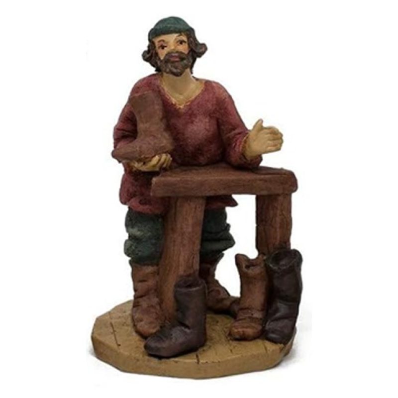 Due Esse Set 6 Pezzi Pastori Mestieri Presepe In Resina Assortiti 1...