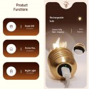 Lampadina filamento stella E27  ricaricabile retro luce decorativa natalizia