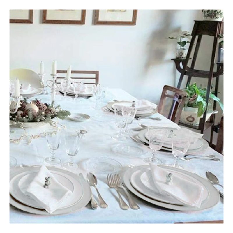 DEL GIUDICE 24x Sottopiatti Natalizi In Plastica 33cm Decorazioni N...