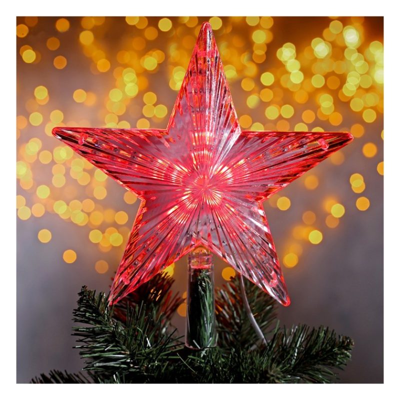 Hongu Puntale luminoso per albero di natale proiettore LED rosso fo...