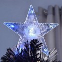 Puntale luminoso per albero di natale proiettore LED glicine forma di stella