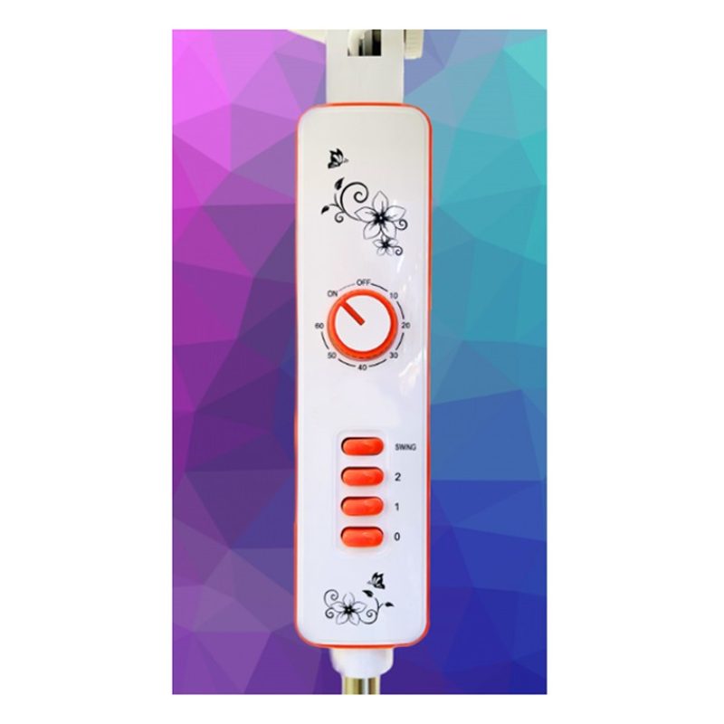 DCG Stufa Elettrica al Carbonio da Pavimento 900 W Bianco Arancio S...