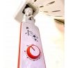 DCG Stufa Elettrica al Carbonio da Pavimento 900 W Bianco Arancio S...