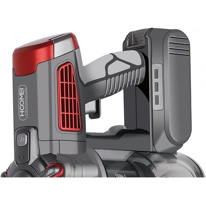 HOOMEI Aspirapolvere Scopa Elettrica Senza Sacco 2 in 1 Vacuum Clea...